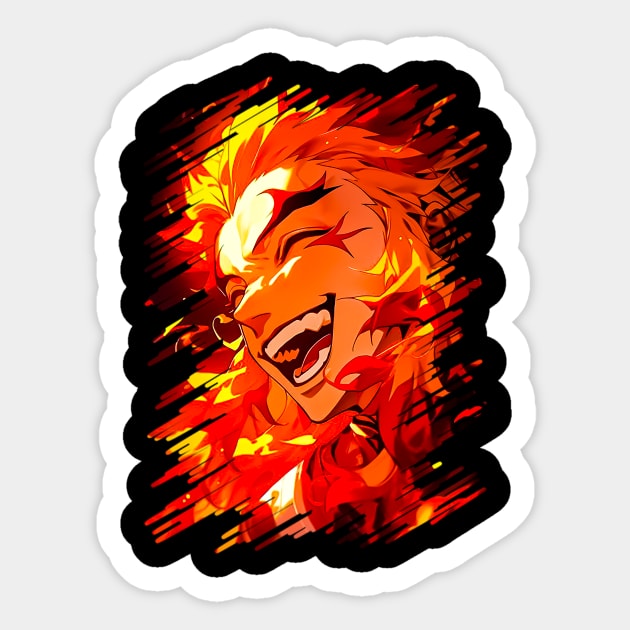 Rengoku Kyojuro Sticker by EnderZoloto